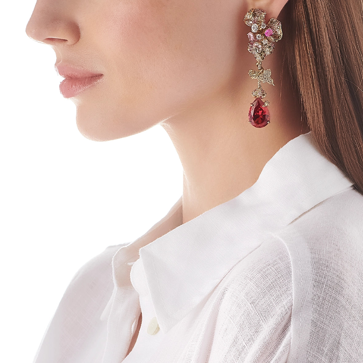 Summer Orchid Earrings